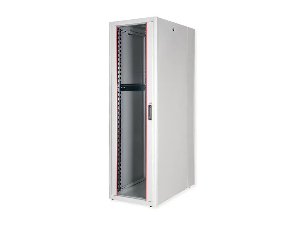 ROLINE Basic - Schrank Netzwerkschrank - Glas Tür, 600x1000 WxD - RAL 7035, Hellgrau - 42HE - 48.3 cm (19")