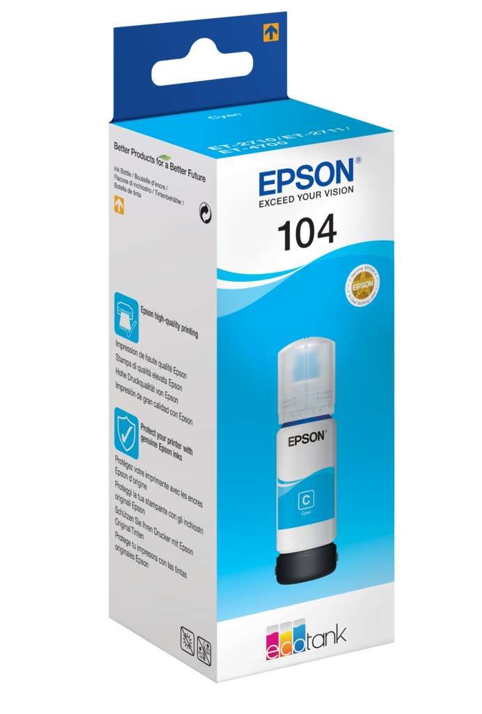 Epson EcoTank 104, cyan