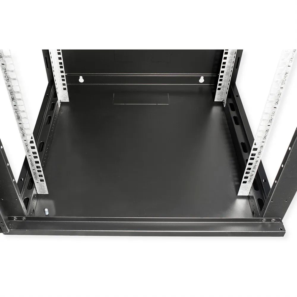 VALUE 19-Zoll Wandgehäuse 18HE, 600x600mm schwarz, Bausatz