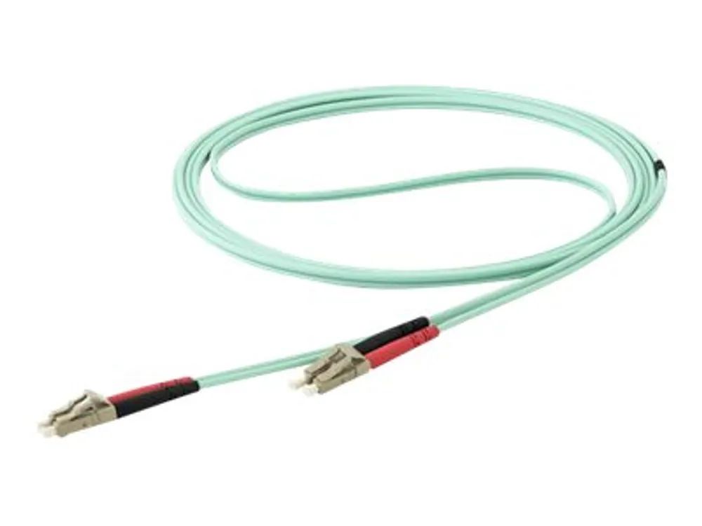 StarTech.com 7 m LC auf LC OM4 Multimode Glasfaserkabel, LWL Patchkabel - Patch-Kabel - LC Multi-Mode (M)