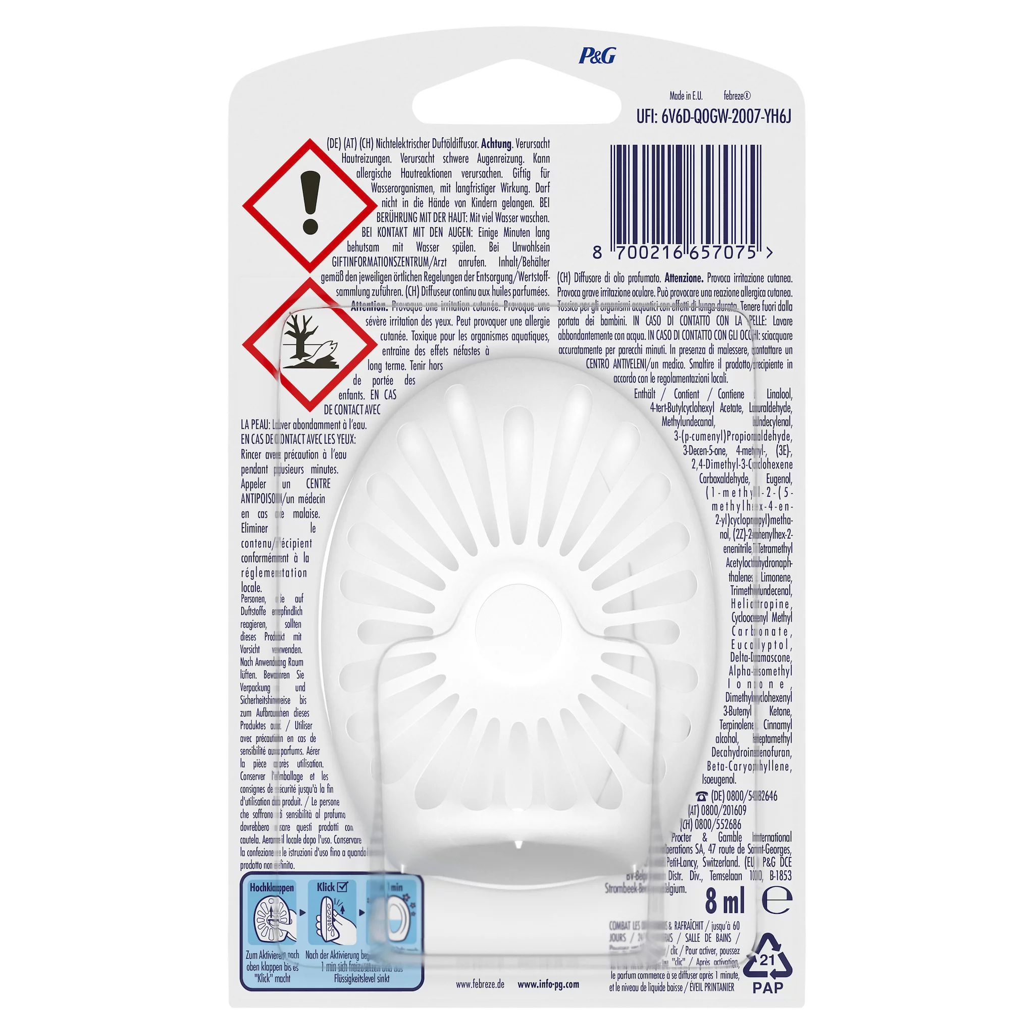 Febreze Bad Lufterfrischer Lenor Aprilfrisch