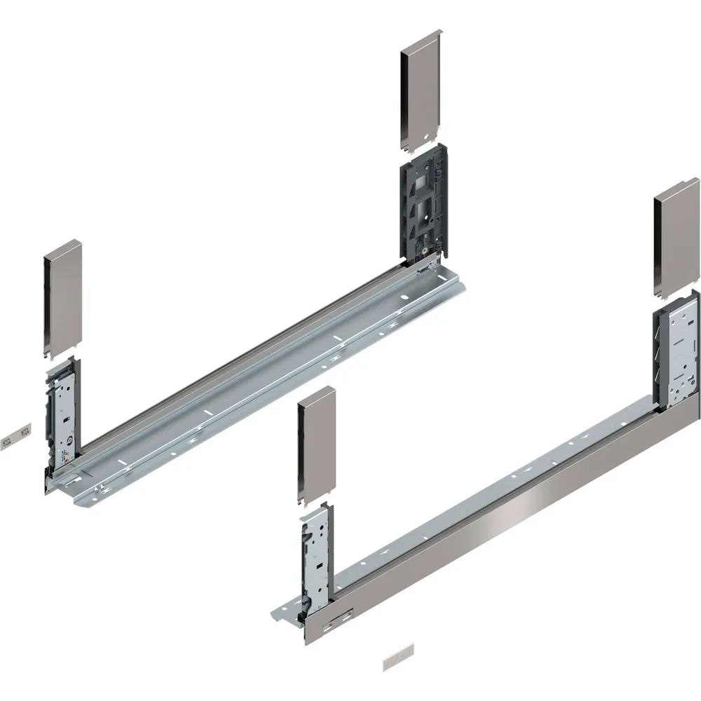 BLUM LEGRABOX free, Zarge Höhe C, NL 650, Inox (Antifingerprint)