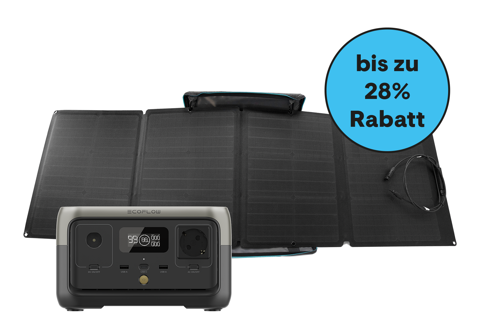 EcoFlow River 2 Solargenerator Bundle