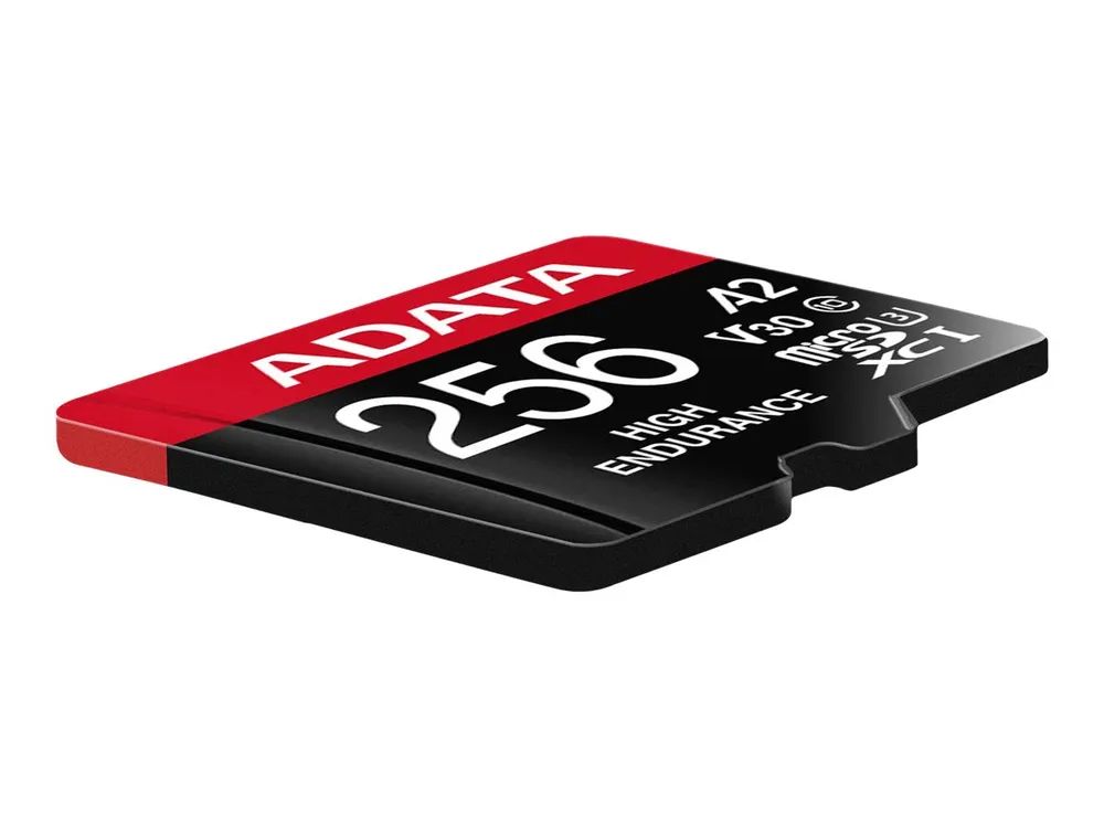 ADATA High Endurance - Flash-Speicherkarte (microSDXC-an-SD-Adapter inbegriffen) 256 GB