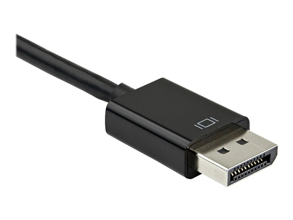 StarTech.com Adapter DispayPort auf VGA - HDMI 4K 60Hz - DP Video Adapter - Videoadapter - DisplayPort männlich zu HD-15 (VGA)