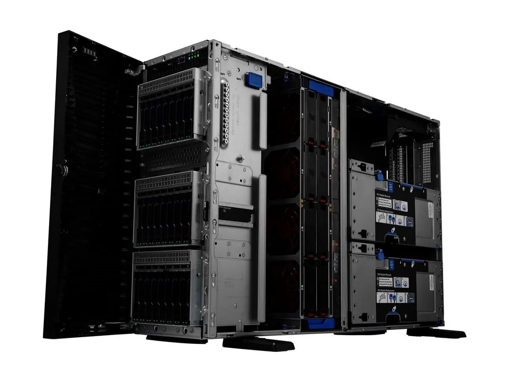 HPE ProLiant ML350 Gen11 Base - Server - Tower - 4U - zweiweg - 1 x Xeon Silver 4410Y / 2 GHz - RAM 32 GB - SATA - Hot-Swap 8.9 cm (3.5")