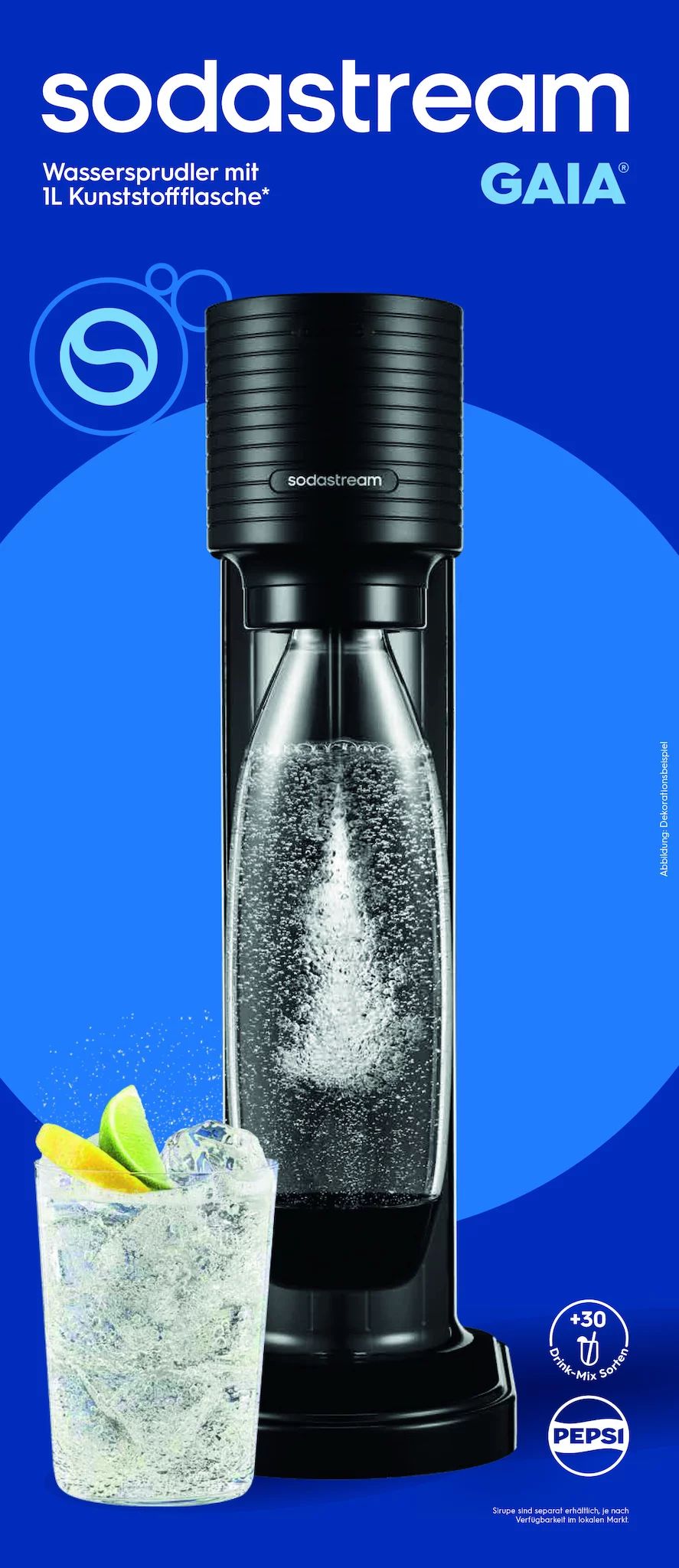 SodaStream GAIA Wassersprudler titan, Standard Pack 