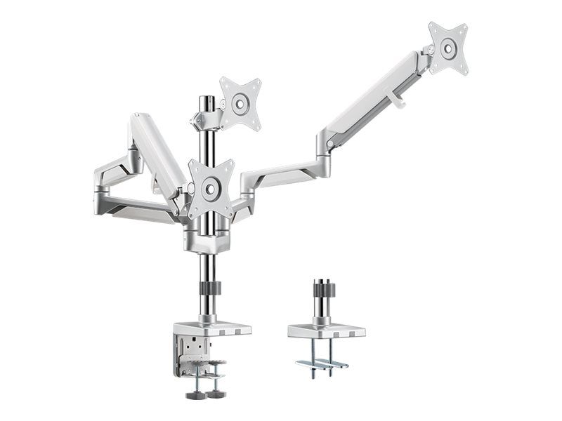 LogiLink Befestigungskit - einstellbarer Arm - Kunststoff, Aluminium, Stahl - Bildschirmgröße: 43.2-81.3 cm (17"-32")