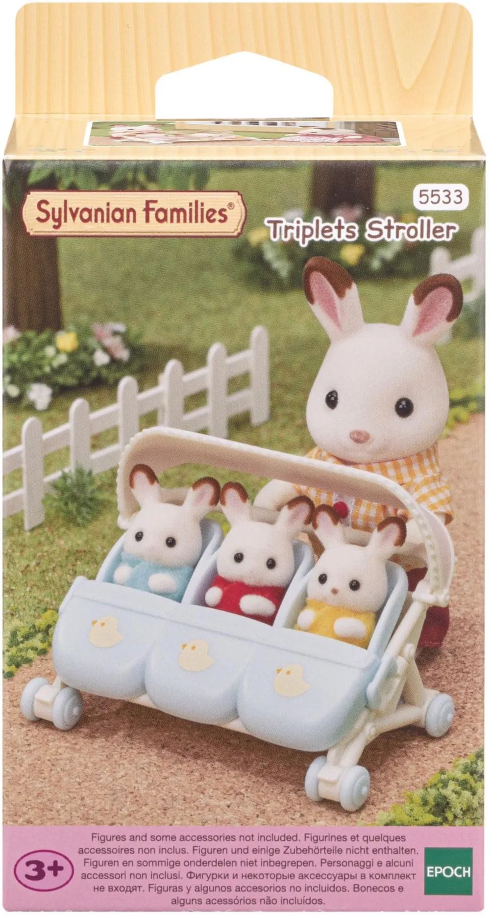 EPOCH Traumwiesen GmbH SYL Drillings-Kinderwagen