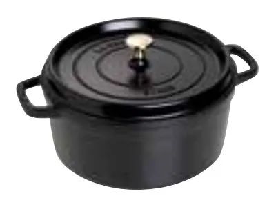 Zwilling STAUB - Cocotte - 24 cm - 3.8 L - rund - Schwarz