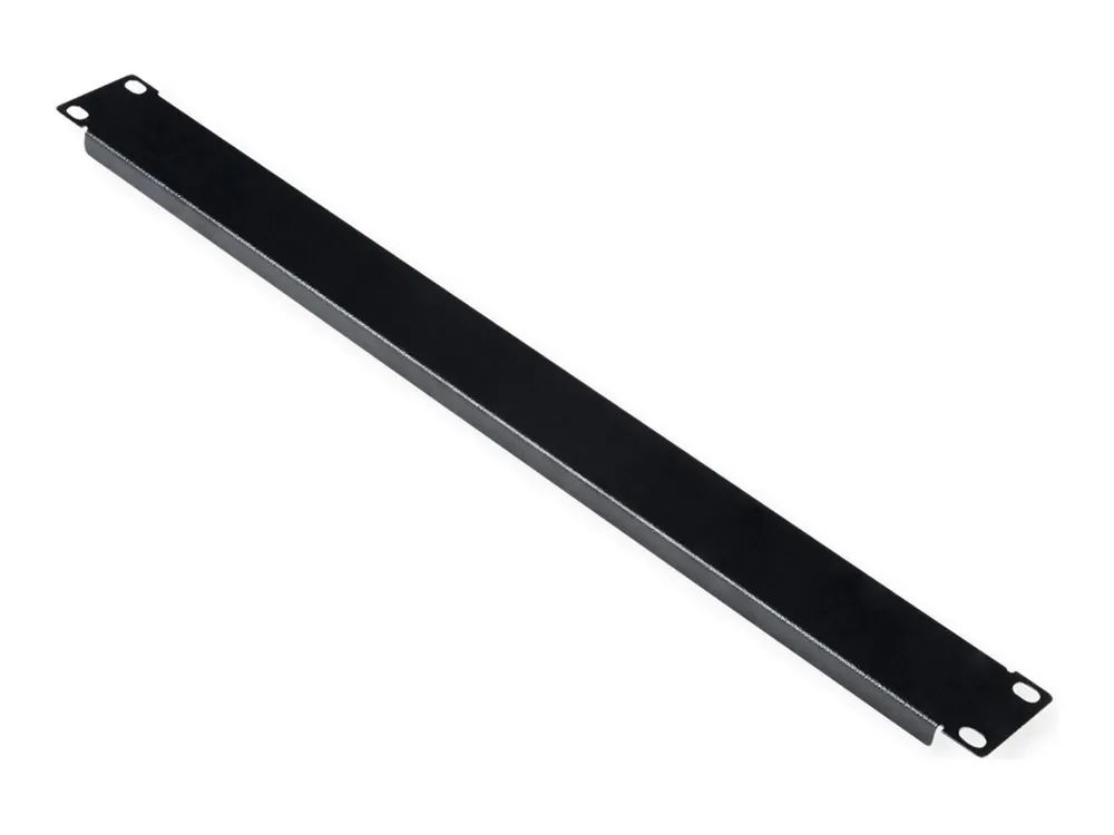 ROLINE Blindabdeckung - Jet Black, RAL 9005 - 1U - 48.3 cm (19")