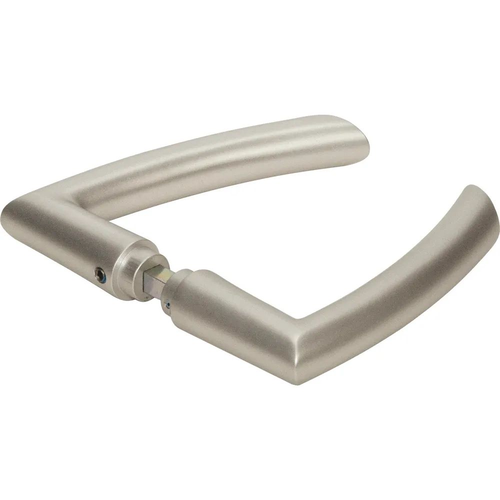DORMA-Glas Drückerpaar 24.301, 8 mm, Edelstahl-Effekt