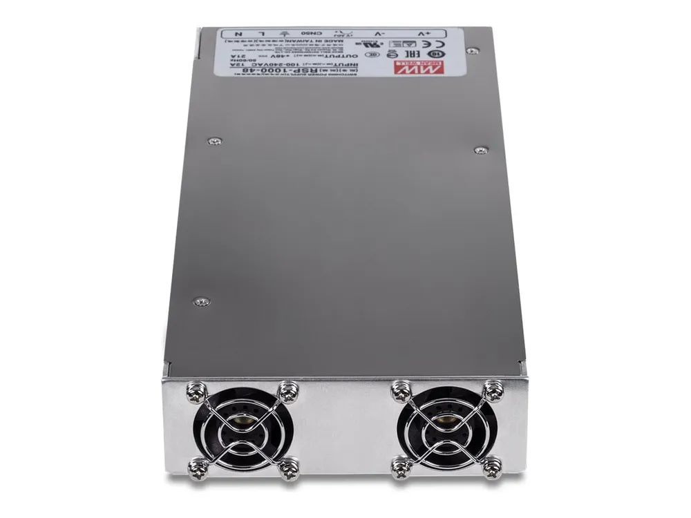 TRENDnet TI-RSP100048 - Netzteil (Rack - einbaufähig) - Wechselstrom 100-240 V - 1000 Watt - aktive PFC - 4U - 48.3 cm (19")