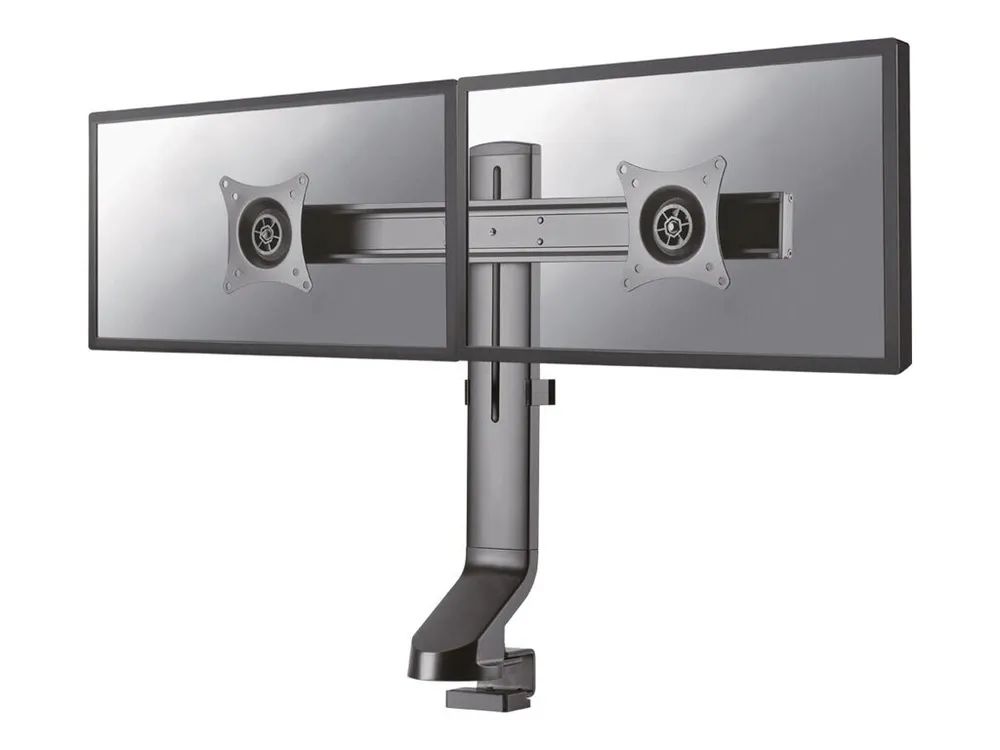 Neomounts FPMA-D860D - Befestigungskit - Voll beweglich - für 2 LCD-Displays - Schwarz - Bildschirmgröße: 25.4-68.6 cm (10"-27")