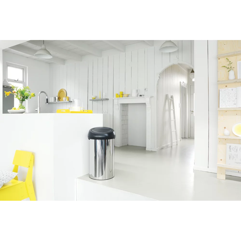 Brabantia Touch Bin, 60L - Brilliant Steel