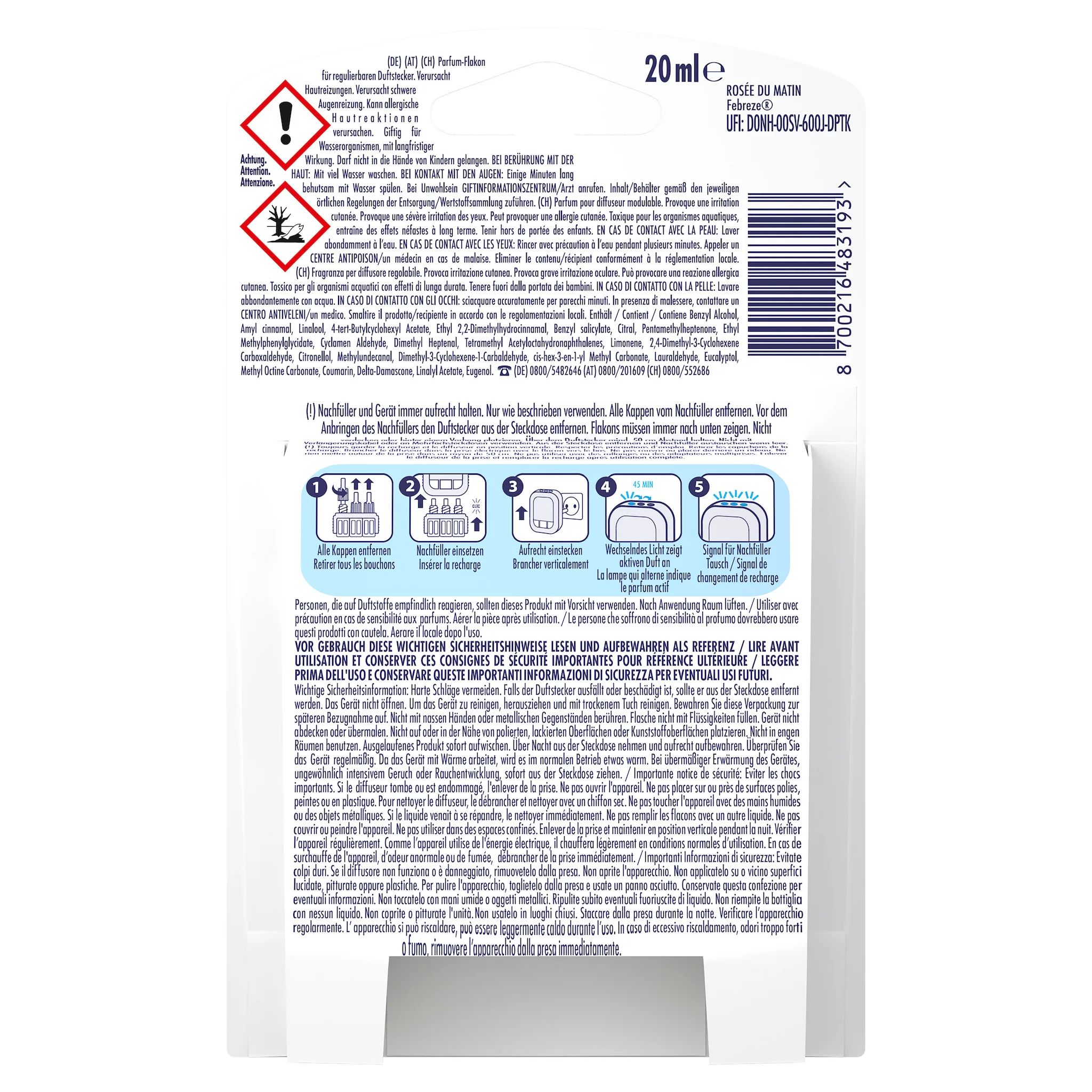Febreze 3Volution Duftstecker Nachfüllflakon Frühlingserwachen