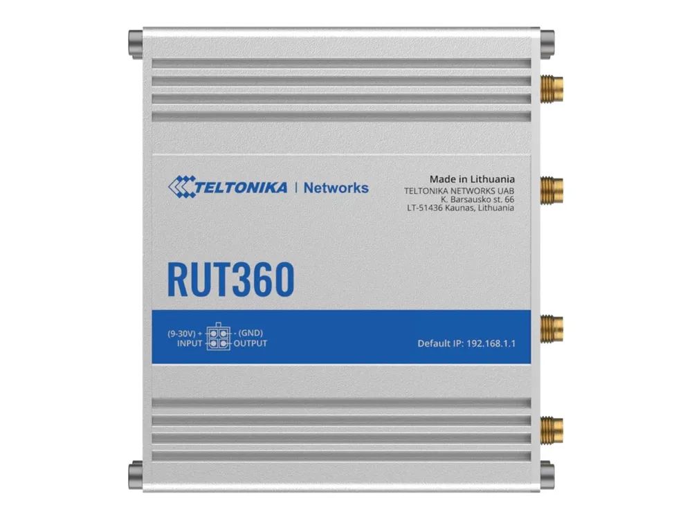 Teltonika RUT360 - Wireless Router - WWAN - Wi-Fi