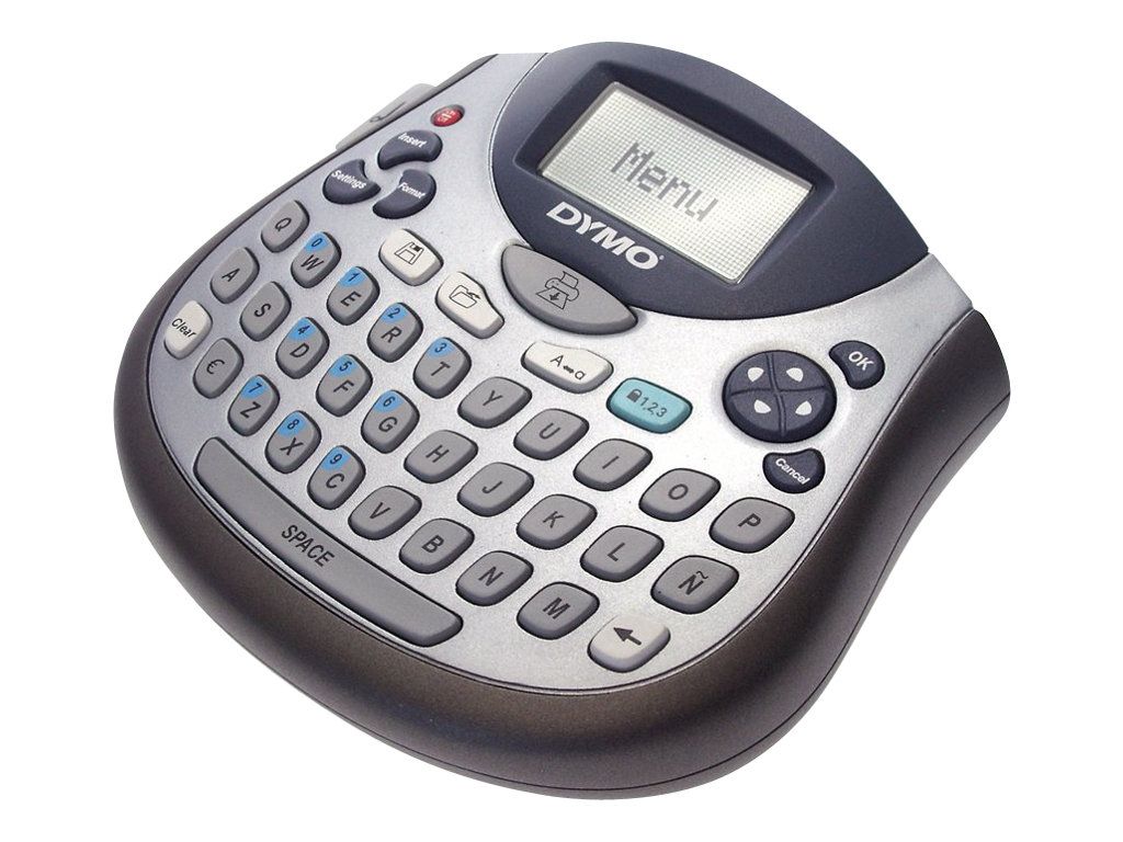 Dymo LetraTag LT-100T - Beschriftungsgerät - s/w - Thermodirekt - Rolle (1,2 cm)