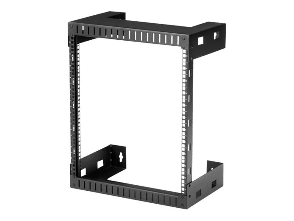StarTech.com 12 HE wandmontage Server Rack - 30,5cm tief - Open Frame - Netzwerk Rack - 2 Post Rack - Schrank - geeignet für Wandmontage - Schwarz - 12U - 30.5 cm (12")