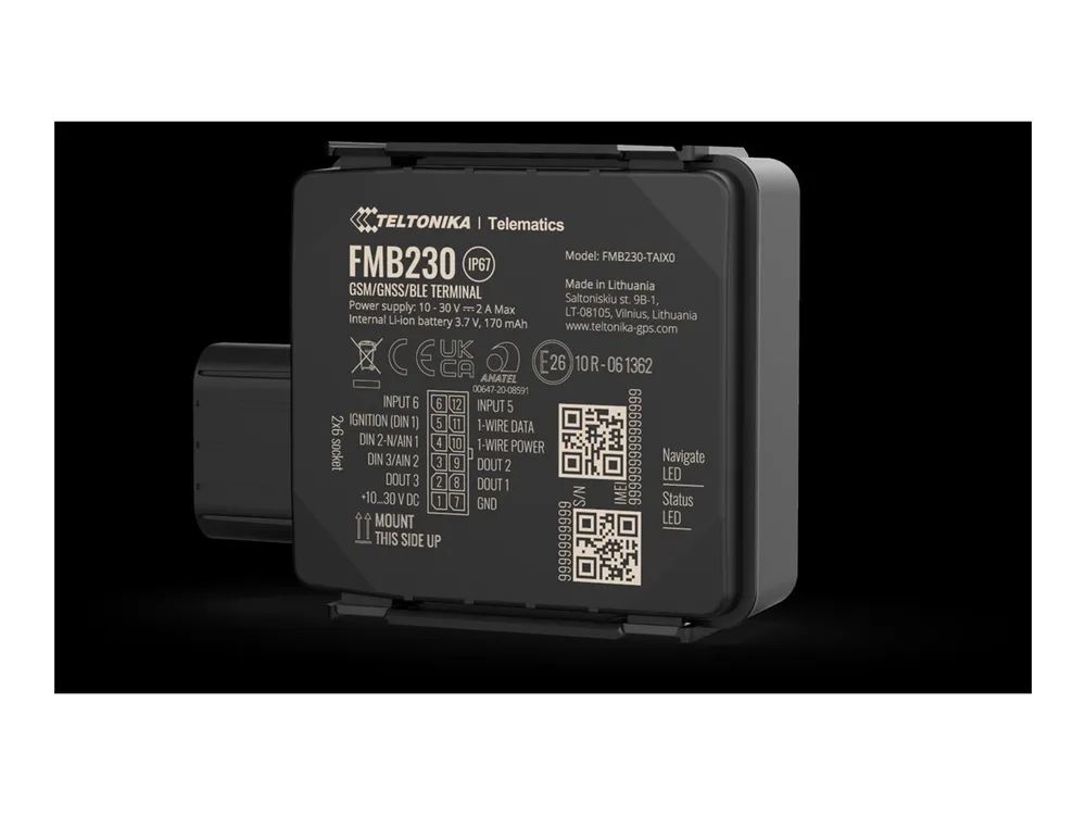 Teltonika FMB230 - GPS/GLONASS/GALILEO/BeiDou/QZSS