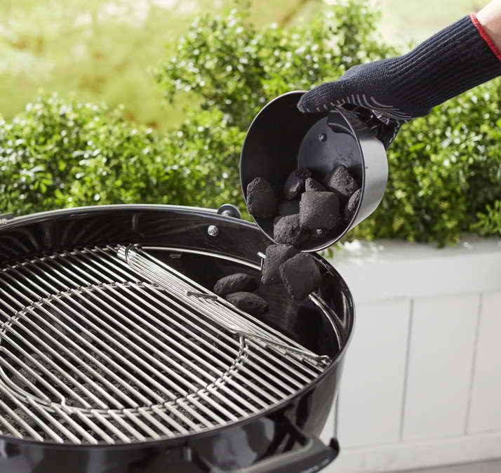 Weber Grillrost mit Einsatz für Holzkohlegrills