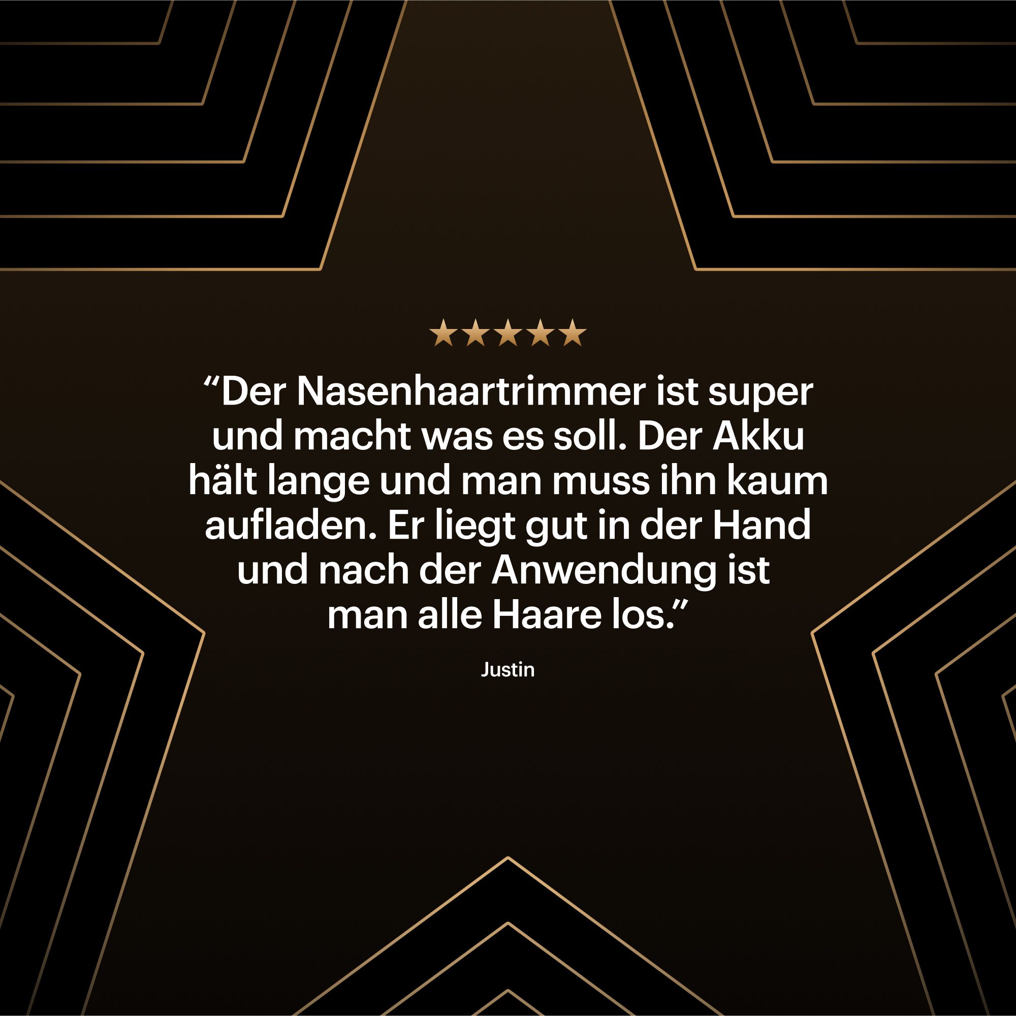 Manscaped Weed Wacker 2.0 Ohr- Nasenhaartrimmer Schwarz