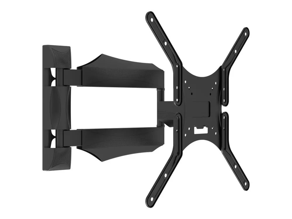Techly LED 300 - Befestigungskit (Wandmontage) - Voll beweglich - für LCD TV - schmal - Schwarz - Bildschirmgröße: 63.5-132 cm (25"-52")