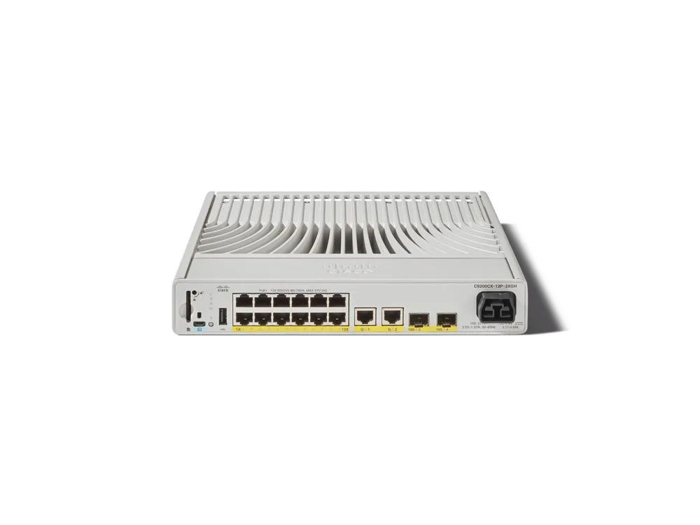 Cisco Catalyst 9200CX - Network Essentials - Switch - kompakt - L3 - managed - 12 x 10/100/1000 (PoE+)