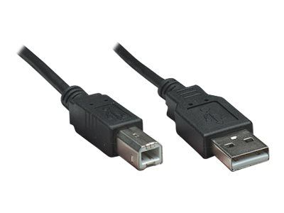 Manhattan USB-A to USB-B Cable, 0.5m, Male to Male, 480 Mbps (USB 2.0)