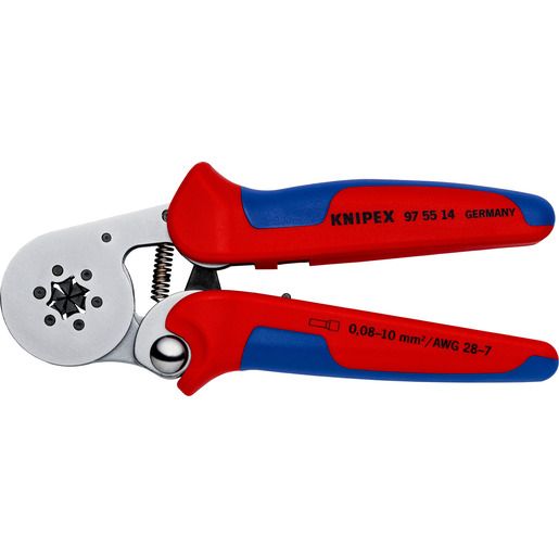 Knipex SELBSTEINST. ADERENDH. 0,08-16 / KNIPEX CRIMPZANGE 97 55 14 SB