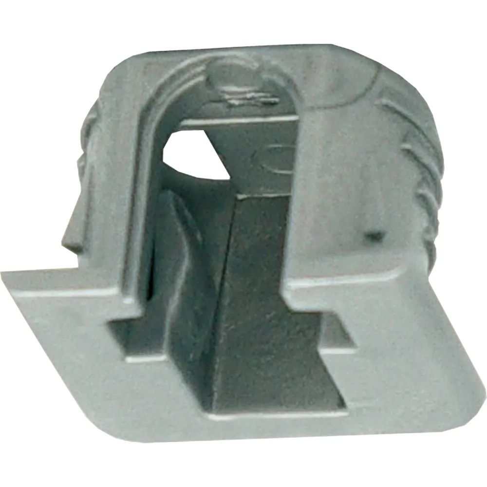ITALIANA FERRAMENTA Bodenträger FLIPPER zum Anschrauben Bohr ø15 mm silberfarbig
