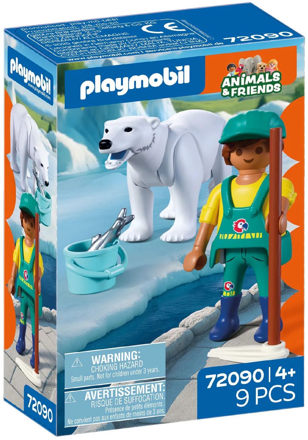 PLAYMOBIL 72090 Animals & Friends Zoo Eisbär und Pfleger