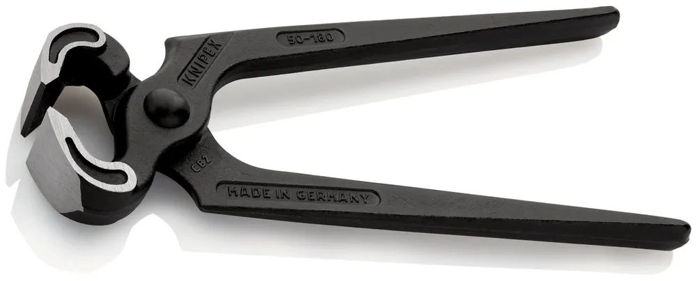 KNIPEX Kneifzange schwarz atramentiert 180 mm