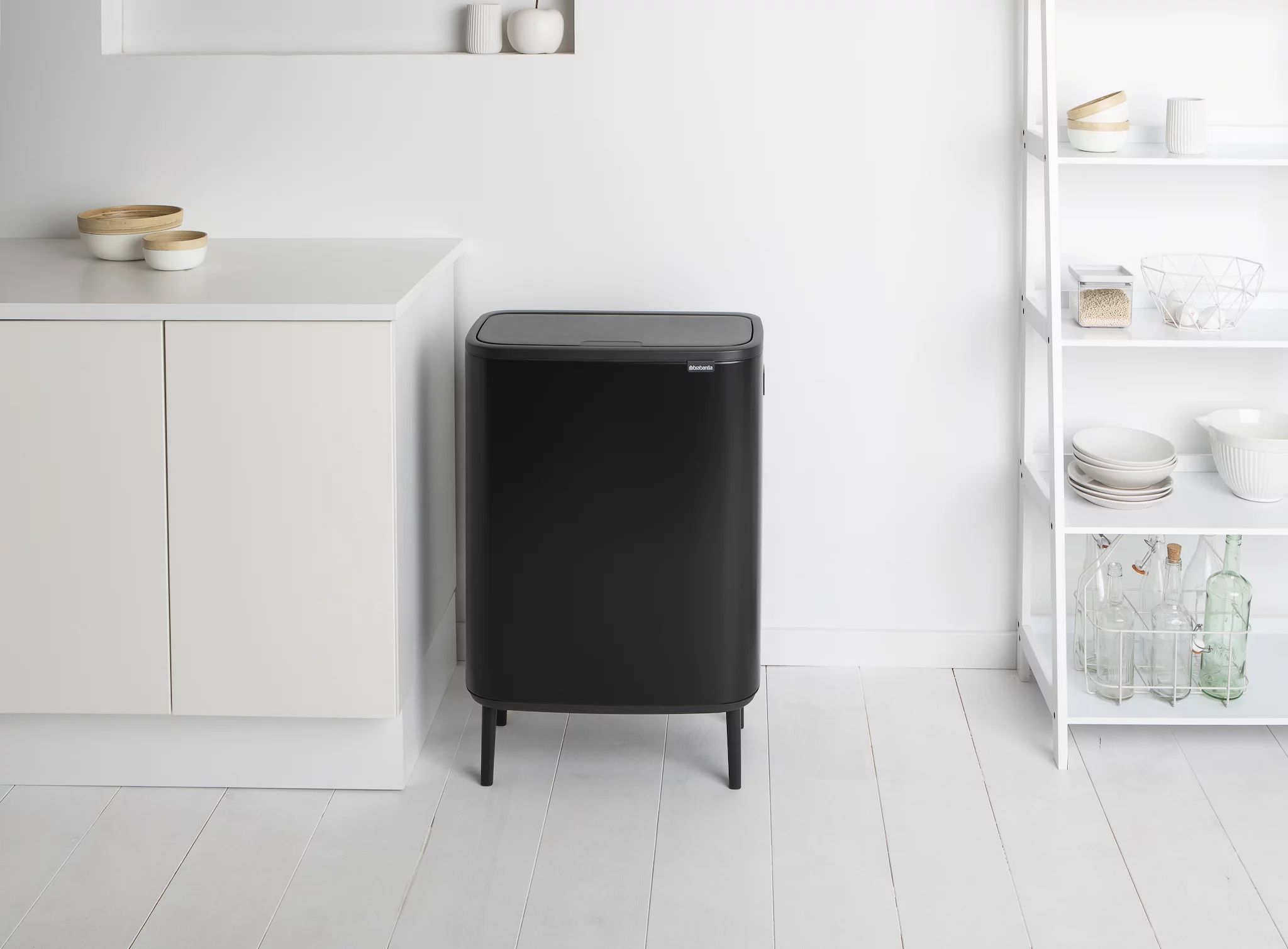 Brabantia Bo Touch Bin Hi 2 x 30L mit 2 Kunststoffeinsätzen