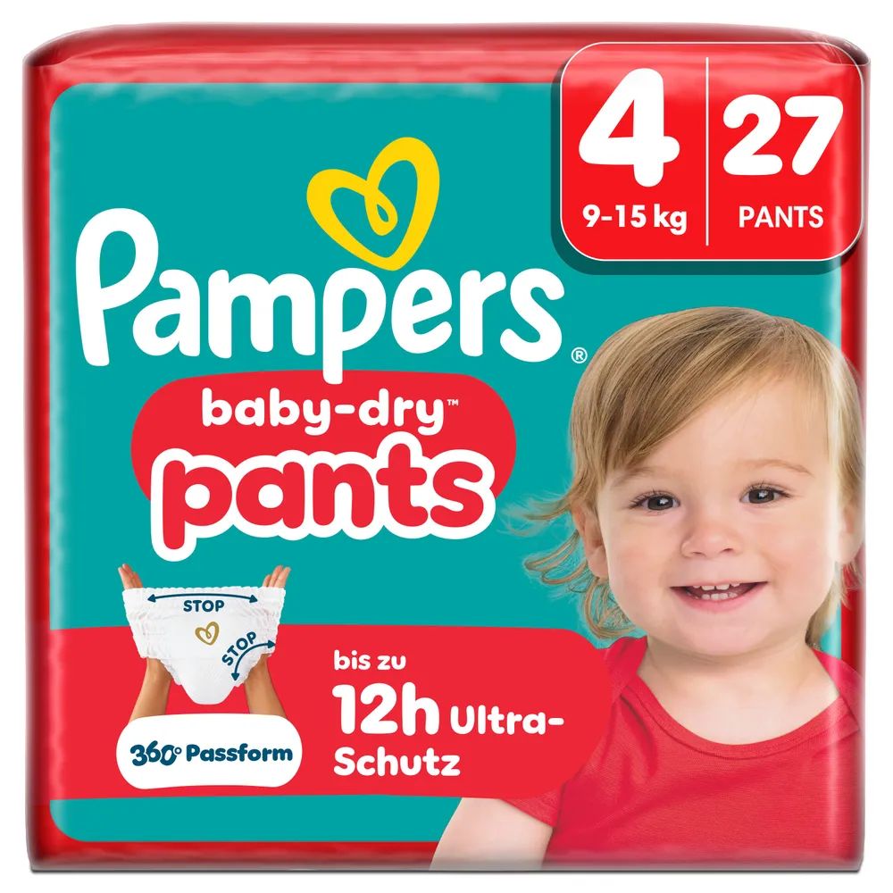 Pampers Baby Dry Pants Gr.4 Maxi 9-15kg 