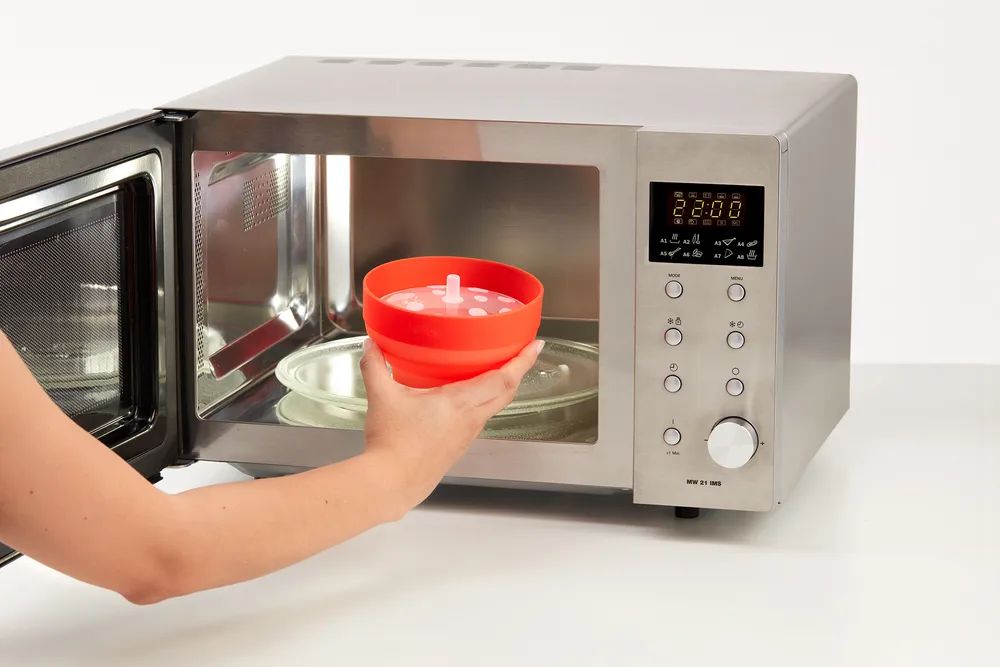 Lékué Kleiner Mikrowellen-Popcorn-Maker - Red