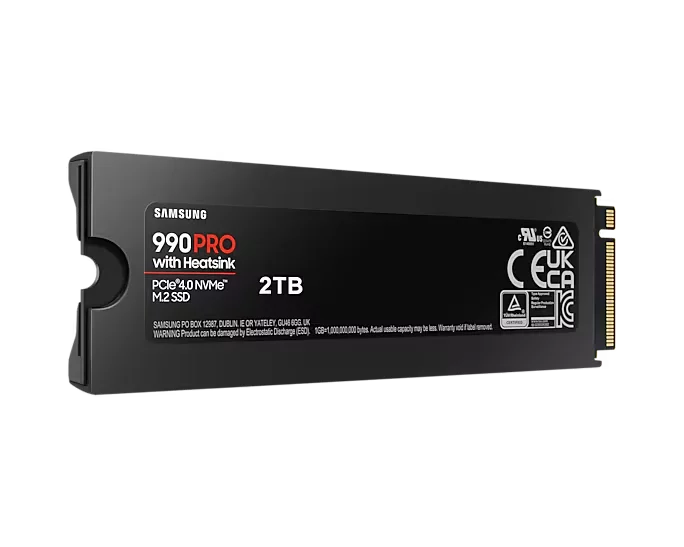 Samsung 990 PRO MZ-V9P2T0CW - SSD - verschlüsselt - 2 TB - intern - M.2 2280 - PCIe 4.0 x4 (NVMe)