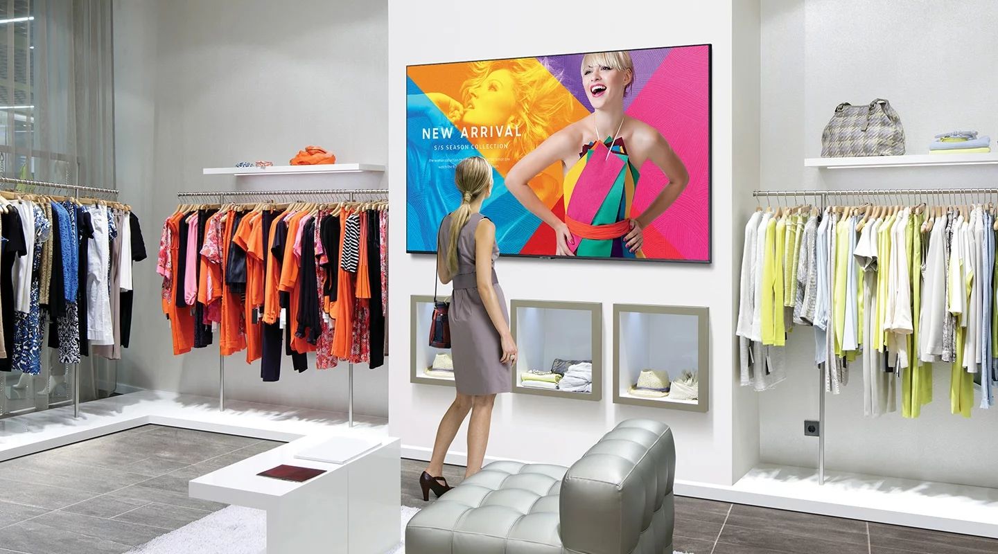 Samsung QE50T - 127 cm (50") Diagonalklasse QET Series LCD-Display mit LED-Hintergrundbeleuchtung - Digital Signage - 4K UHD (2160p)