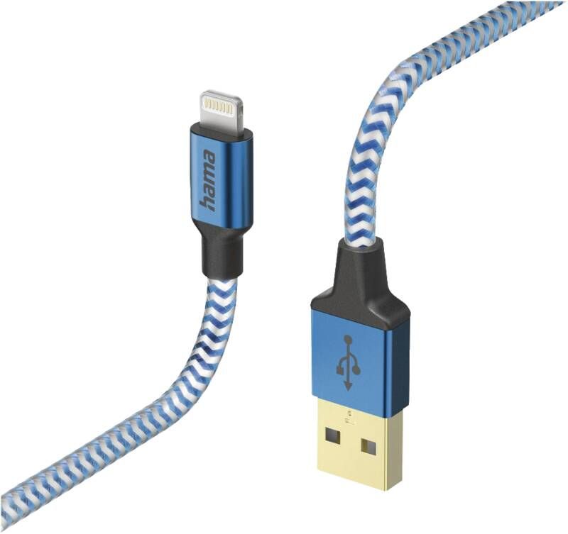 Hama USB-Kabel 201553 USB-KabelReflective,A-LTG,1.5m