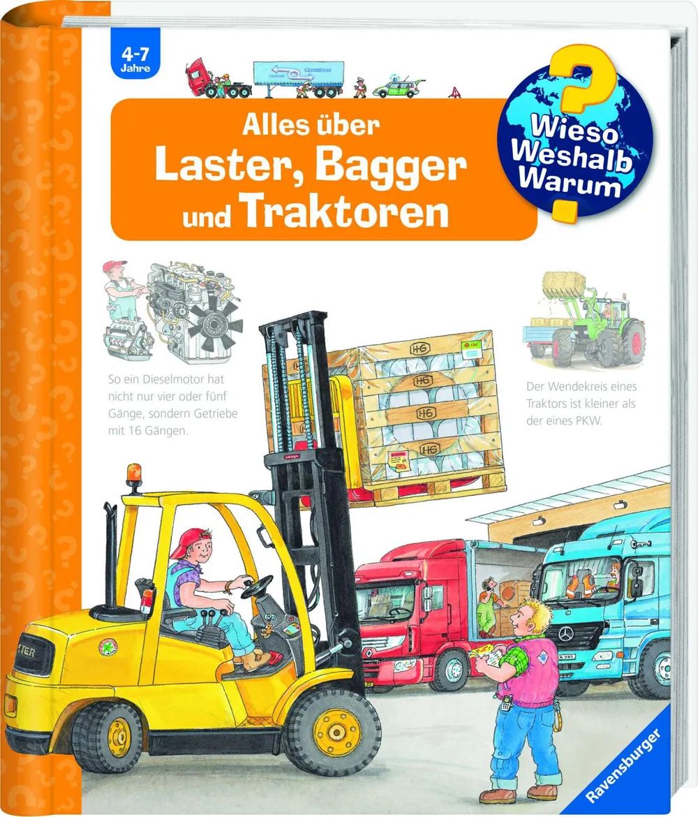 Ravensburger Verlag GmbH WWW 38 Alles über Laster,Bagge