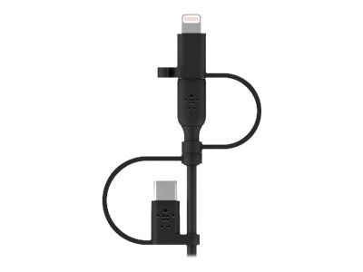 Belkin BoostCharge Universal - USB-Kabel - USB männlich zu Micro-USB Typ B, Lightning, 24 pin USB-C männlich