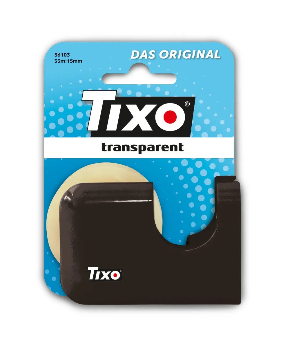 tesa® Klebefilm im Abroller 15 mm x 33 m – sortiert – Universal-PP-Klebeband für Büro & Schule