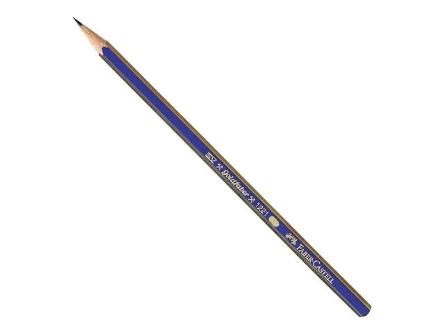 FABER-CASTELL GOLDFABER 1221 - Bleistift - Grafit - 2B (Packung mit 12)