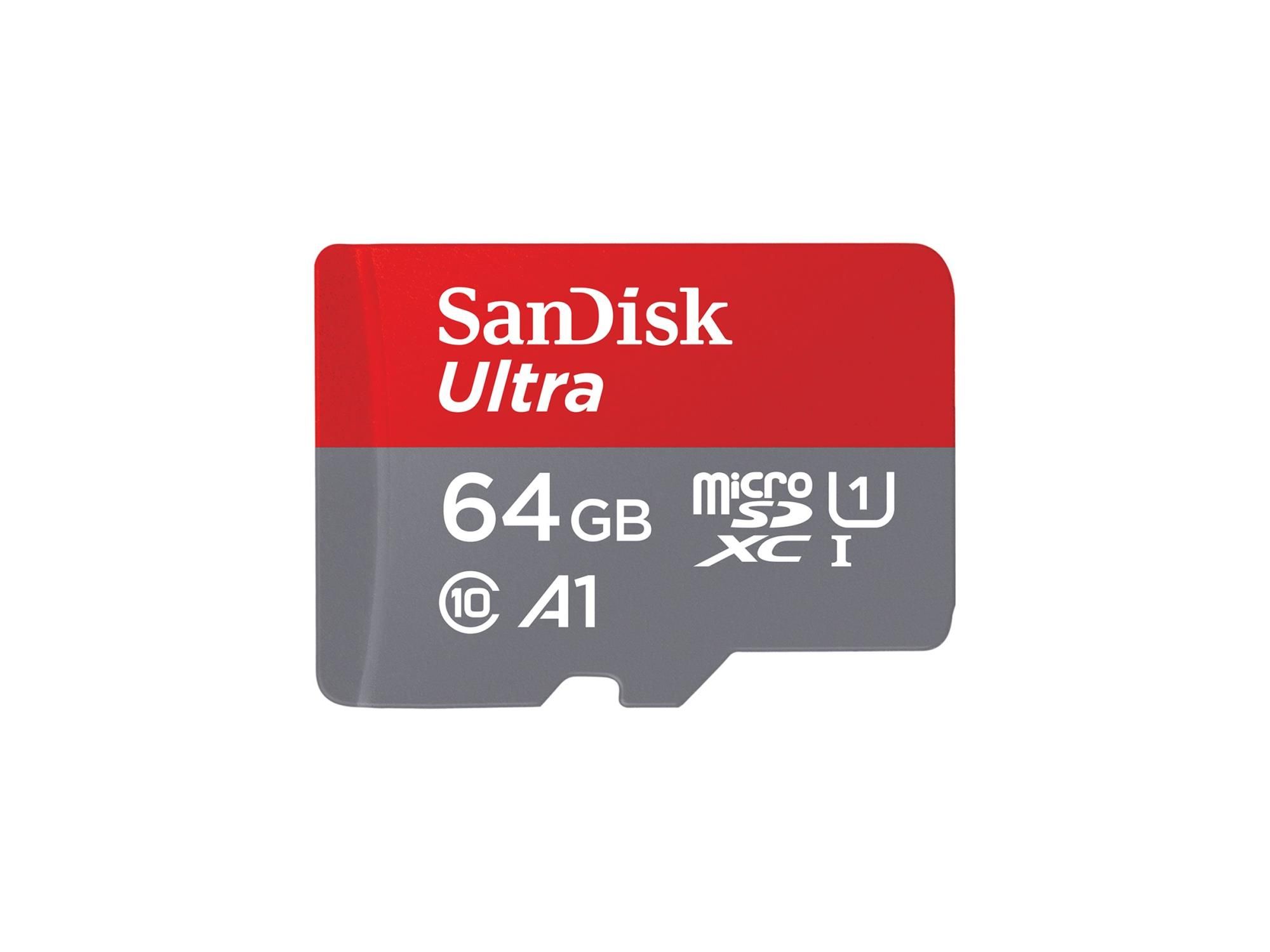 SanDisk Ultra - Flash-Speicherkarte (microSDXC-an-SD-Adapter inbegriffen)