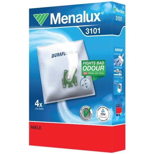 Menalux STAUBBEUTEL 4STK+1MOTO/+1MICRO / MENALU 3101 F.MIELE G/N 900196141