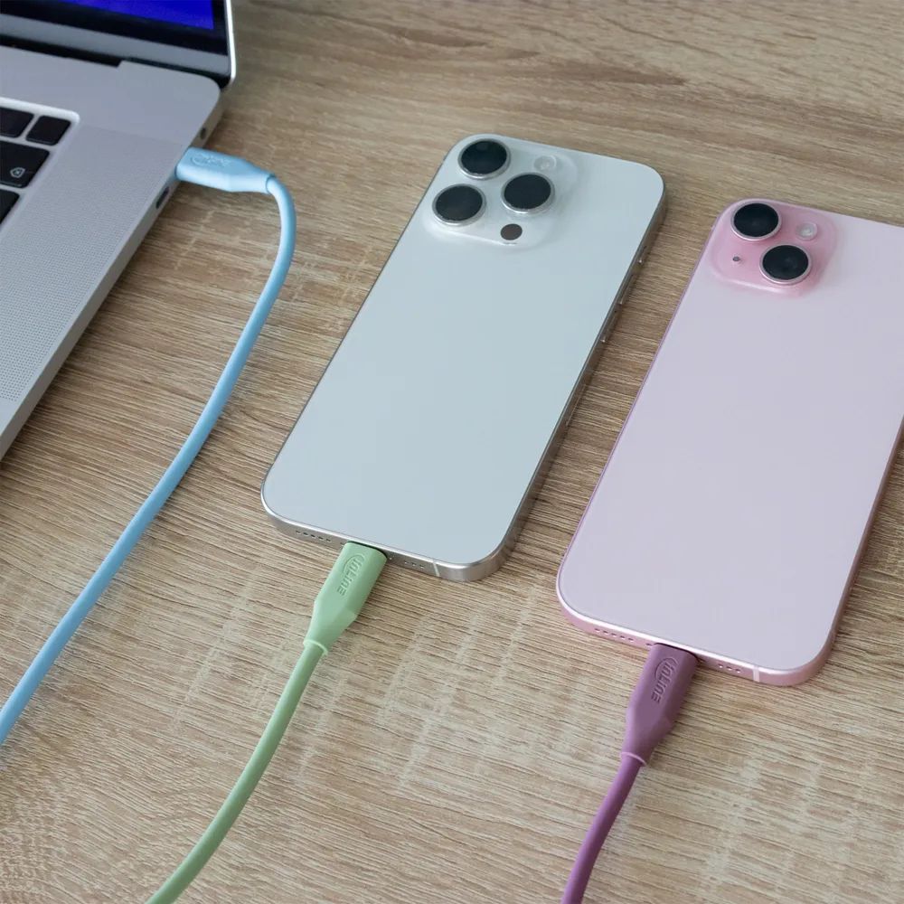 InLine USB 2.0 Kabel - USB-C Schnellladekabel 100W - Matcha Latte/grün 2m