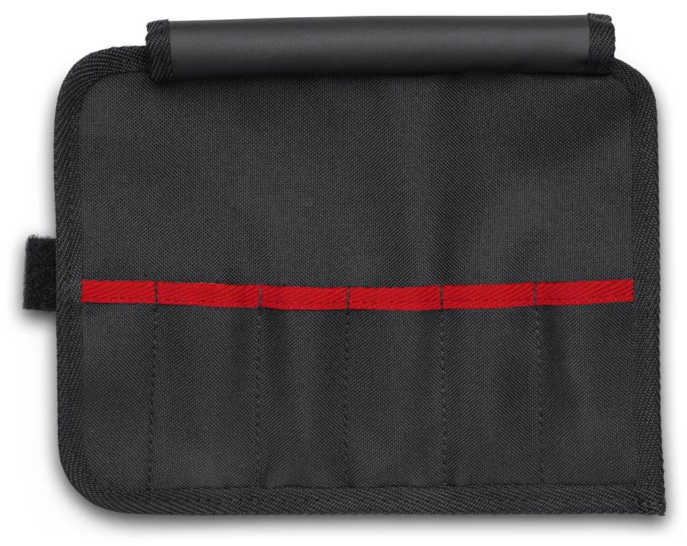 KNIPEX Werkzeug-Rolltasche für isolierte Pinzetten 5 Fächer 90 mm