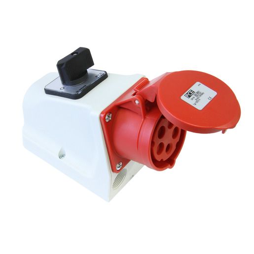 PCE CEE-WANDDOSE,INT. EIN/AUS-SCH. / 75915-6 16A,5P,400V 75915-6-P