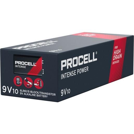 Procell BLOCK 9V INTENSE 10ER PACK / PROCEL MN1604/6LR61 DC5000394137097
