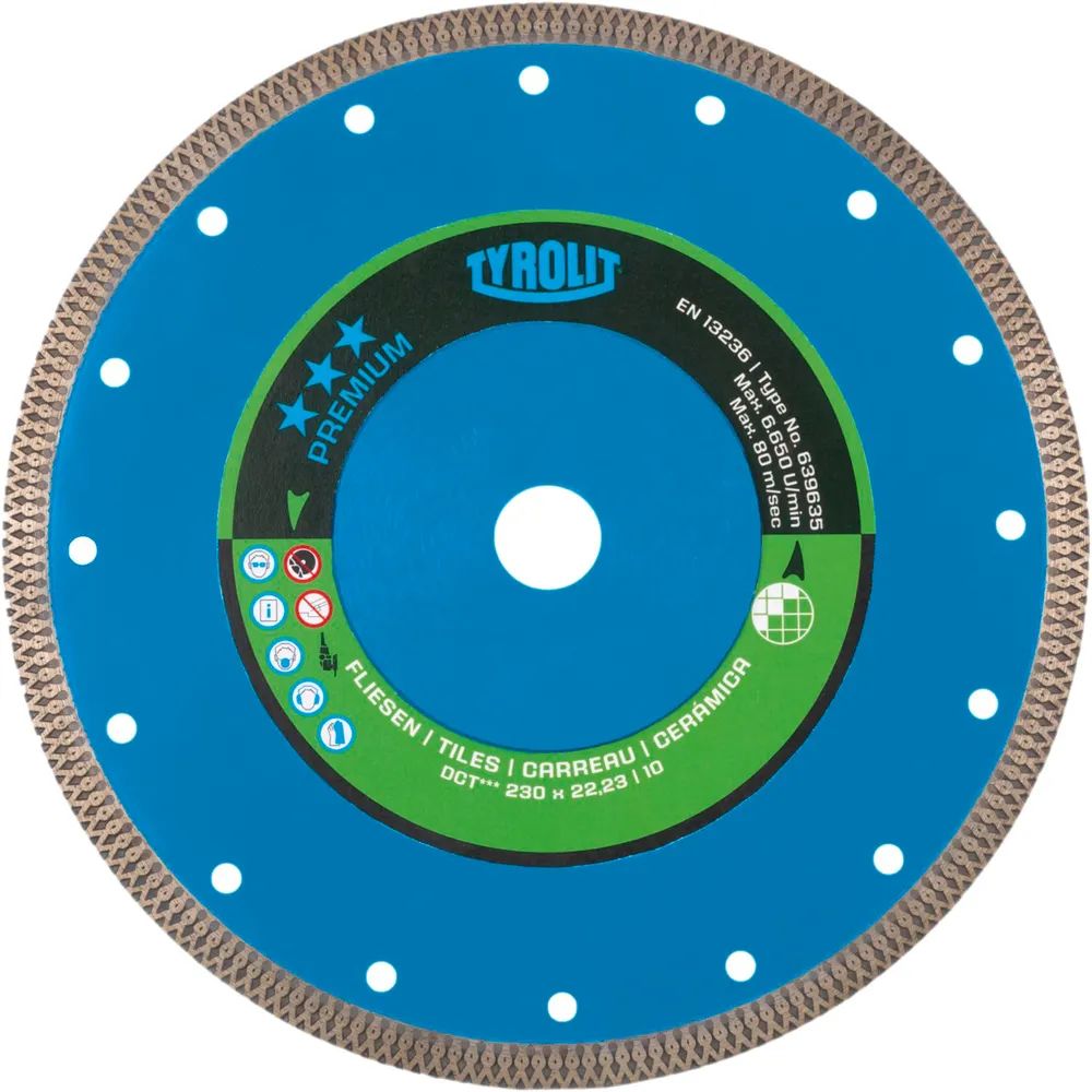 TYROLIT Nassschnitttrennscheibe Diamant Premium***DCT 200 x 1,6/35mm Form 1A1R